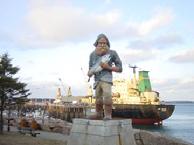 Eastport Fisherman Statue